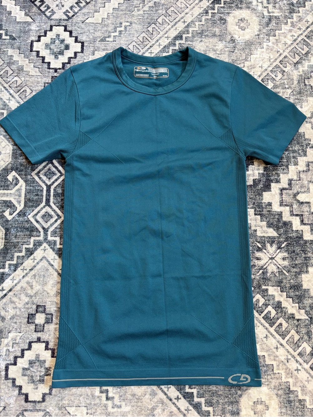 Champion women’s  Teal Performance Short Sleeve Crew